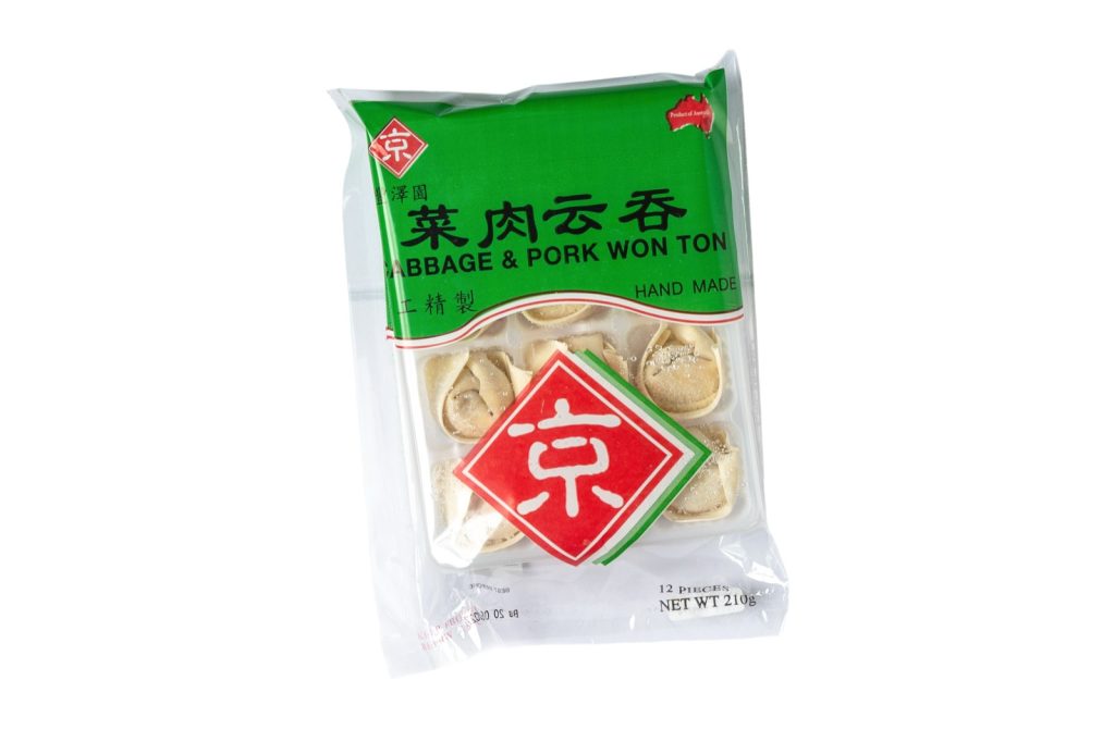 Vegetable Pork Won Ton